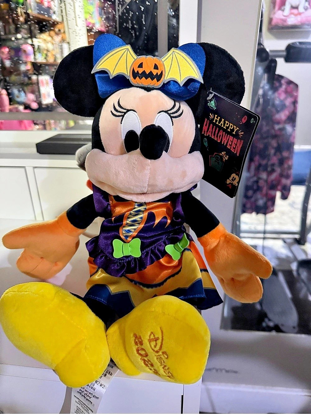 Disney Minnie Mouse Glow-in-the-Dark Halloween 2023 Plush
